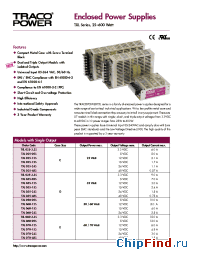 Datasheet TXL025-05S manufacturer Traco