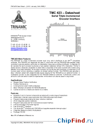 Datasheet TMC423 manufacturer Trinamic