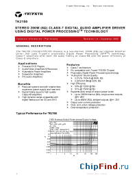 Datasheet FQP16N15 manufacturer Tripath