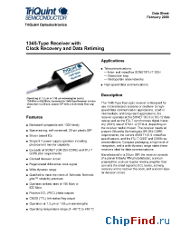 Datasheet 1345FMPD manufacturer TriQuint