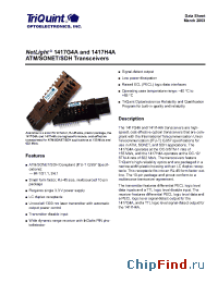 Datasheet 1417G4A-H4A manufacturer TriQuint