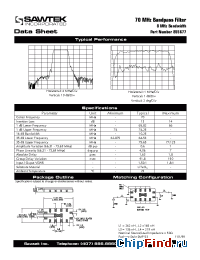 Datasheet 855677 manufacturer TriQuint