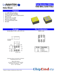 Datasheet 856417 manufacturer TriQuint