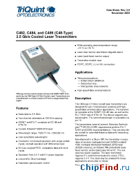 Datasheet C482CA24 manufacturer TriQuint