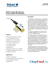 Datasheet E2550H30 manufacturer TriQuint