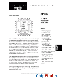 Datasheet GA1085 manufacturer TriQuint