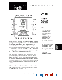 Datasheet GA1087 manufacturer TriQuint