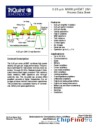 Datasheet HFET manufacturer TriQuint