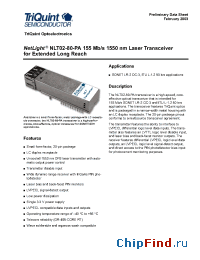Datasheet NLT02-80-PA manufacturer TriQuint