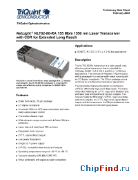 Datasheet NLT02-80-RA manufacturer TriQuint