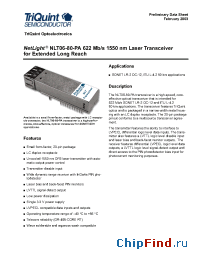 Datasheet NLT06-80-PA manufacturer TriQuint