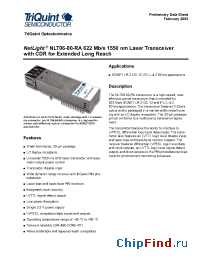 Datasheet NLT06-80-RA manufacturer TriQuint