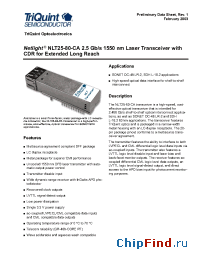 Datasheet NLT25-80-CA manufacturer TriQuint