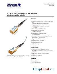 Datasheet P173PCCS manufacturer TriQuint