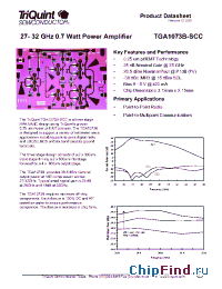 Datasheet tga1073b manufacturer TriQuint