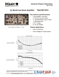 Datasheet TGA1307-EPU manufacturer TriQuint