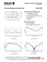 Datasheet TGA1319C manufacturer TriQuint