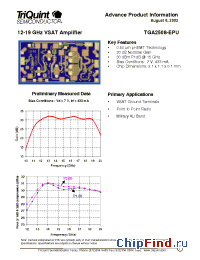 Datasheet TGA2508 manufacturer TriQuint