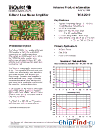 Datasheet TGA2512 manufacturer TriQuint