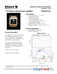 Datasheet TGA2514-FL manufacturer TriQuint