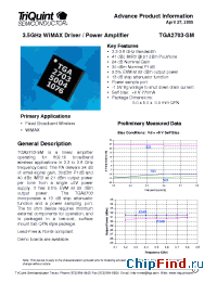 Datasheet TGA2703-SM manufacturer TriQuint