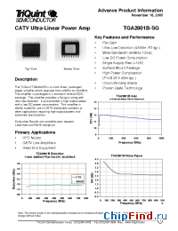 Datasheet TGA2801B manufacturer TriQuint