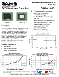 Datasheet TGA2801D manufacturer TriQuint