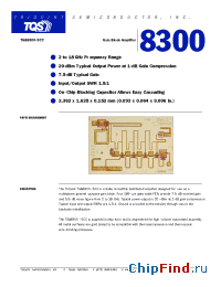 Datasheet TGA8300 manufacturer TriQuint