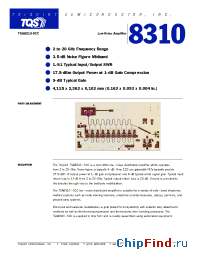 Datasheet TGA8310-SCC manufacturer TriQuint