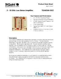 Datasheet TGA8344-SCC manufacturer TriQuint