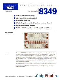 Datasheet TGA8349-SCC manufacturer TriQuint