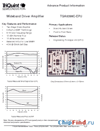 Datasheet TGA8399C manufacturer TriQuint