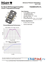 Datasheet TGA8659 manufacturer TriQuint