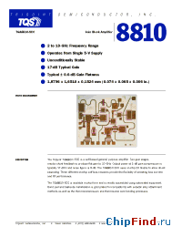 Datasheet TGA8810 производства TriQuint