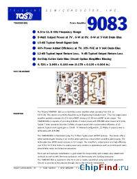 Datasheet TGA9083-EEU manufacturer TriQuint