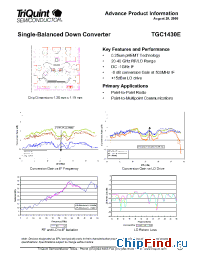 Datasheet TGC1430E manufacturer TriQuint