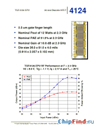 Datasheet TGF4124 manufacturer TriQuint