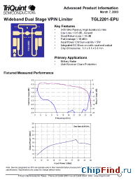 Datasheet TGL2201-EPU manufacturer TriQuint