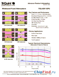 Datasheet TGL4201-00-EPU manufacturer TriQuint