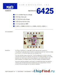 Datasheet TGL6425-SCC manufacturer TriQuint