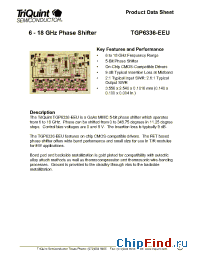 Datasheet TGP6336 manufacturer TriQuint