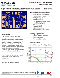 Datasheet TGS4304 manufacturer TriQuint