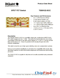 Datasheet TGS8122 manufacturer TriQuint