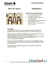 Datasheet TGS8250-SCC manufacturer TriQuint