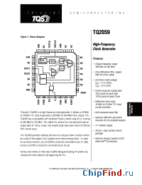 Datasheet TQ2059 manufacturer TriQuint