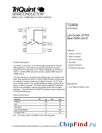 Datasheet TQ3632 производства TriQuint