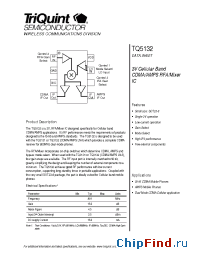 Datasheet TQ5132 manufacturer TriQuint