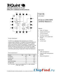 Datasheet TQ5135 manufacturer TriQuint