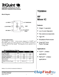 Datasheet TQ5M44 manufacturer TriQuint