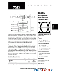 Datasheet TQ8015 manufacturer TriQuint